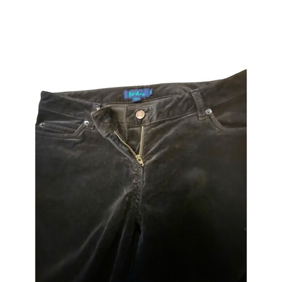 Boden Brown Velvet Straight Leg Trousers 12R Cotton With Stretch Fab Condition - Picture 5 of 13